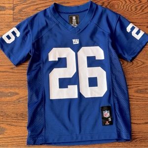 Saquon Barkley #26 New York Giants NFL Jersey Youth Small